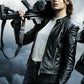 Majestic Leather - STYLISH WICHITA ZOMBIELAND DOUBLE TAP EMMA STONE BLACK WOMEN'S LEATHER JACKET