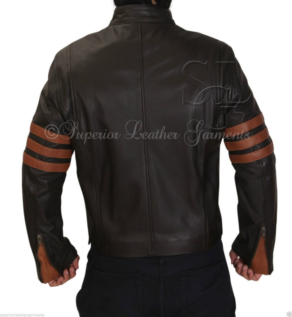 Majestic Leather - X-Men Wolverine Logans XO Leather Jacket Vintage Biker Style BNWT