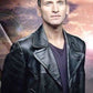 Majestic Leather - NEU HERREN Dr Who TV Serien Eccleston Schwarz Lederjacke/Mantel