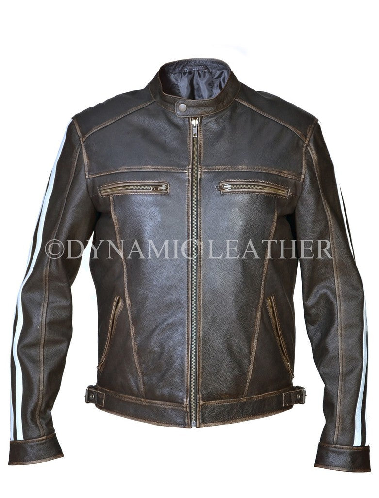 Majestic Leather - Leon Kennedy Resident Evil Vendetta Black Leather Jacket-BNWT