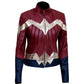 Majestic Leather - Wonder Woman Neues stilvolles Damen Halloween Kostüm Prty Lederjacke