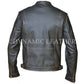 Majestic Leather - Leon Kennedy Resident Evil Vendetta Black Leather Jacket-BNWT