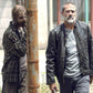 Majestic Leather - The Walking Dead Negan Jeffrey Dekan Morgan Saison 9 Schwarz Lederjacke