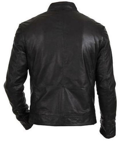 Majestic Leather - Men’s Biker Motorcycle Hunt Retro Real Leather Black Jacket New All Sizes