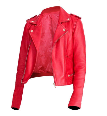 Majestic Leather - Riverdale Southside Schlangen Madelaine Petsch Cheryl Blüte Damen Rot Jacke