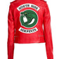 Majestic Leather - Riverdale Southside Schlangen Madelaine Petsch Cheryl Blüte Damen Rot Jacke