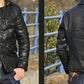Majestic Leather - Mens Motorcycle Vintage Distressed Black Jacket Casual Biker Leather Jacket Coat