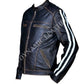 Majestic Leather - Leon Kennedy Resident Evil Vendetta Leder Schwarz Jacke BNWT