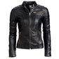 Majestic Leather - Black Women's Slim Fit Biker Style Real Leather Jacket