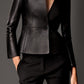 Majestic Leather - Women Genuine Lambskin Motorcycle Real Leather Slim fit Coat/Jacket for Biker
