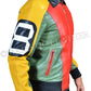 Majestic Leather - 8 Ball Pool Seinfeld Michael Hoban MI Bomber Genuine Leather Jacket All Sizes