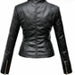 Majestic Leather - Women's Lambskin Genuine Leather Motorcycle Slim Fit Designer Biker Jacket