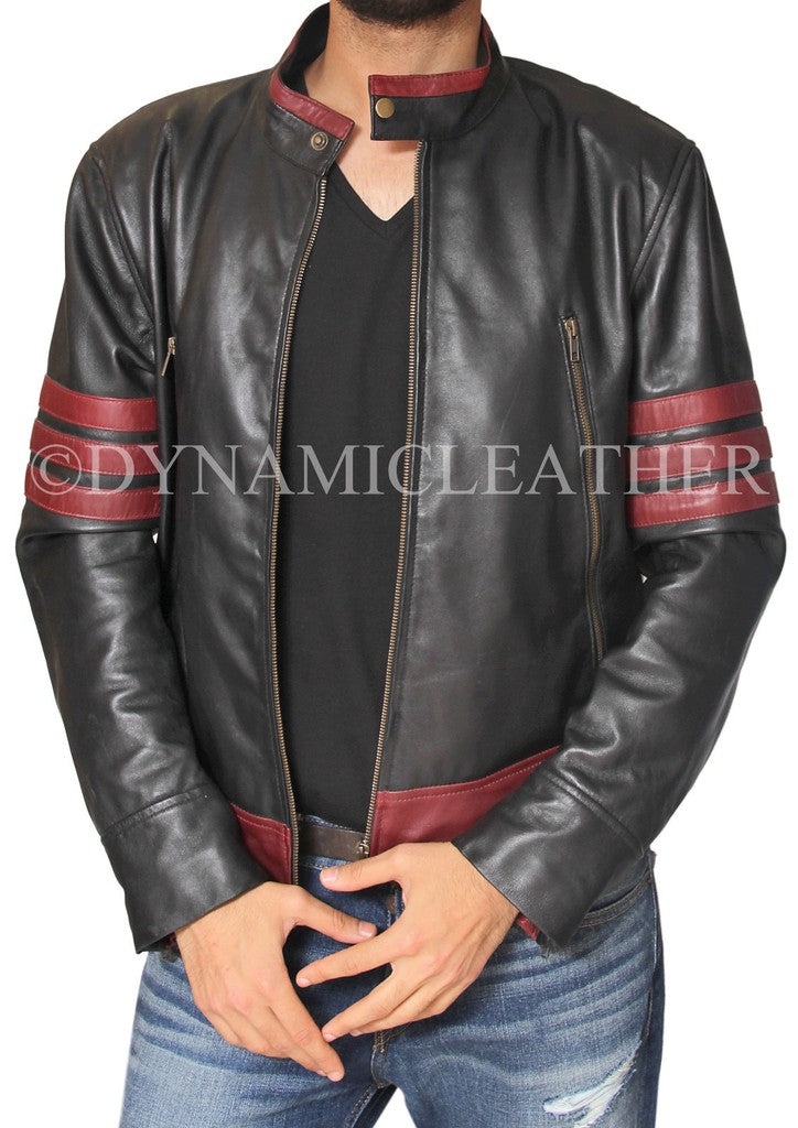 Majestic Leather - X-Men Wolverine Logans XO Replica Leather Jacket Biker Style BNWT