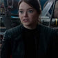 Majestic Leather - STYLISH WICHITA ZOMBIELAND DOUBLE TAP EMMA STONE BLACK WOMEN'S LEATHER JACKET
