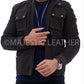 Majestic Leather - New Mens Choco Brown Real Lambskin Nubuck Snuff Premium Leather Jacket