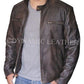 Majestic Leather - Captain America Civil War Steve Rogers Brown Distressed Cowhide Leather Jacket