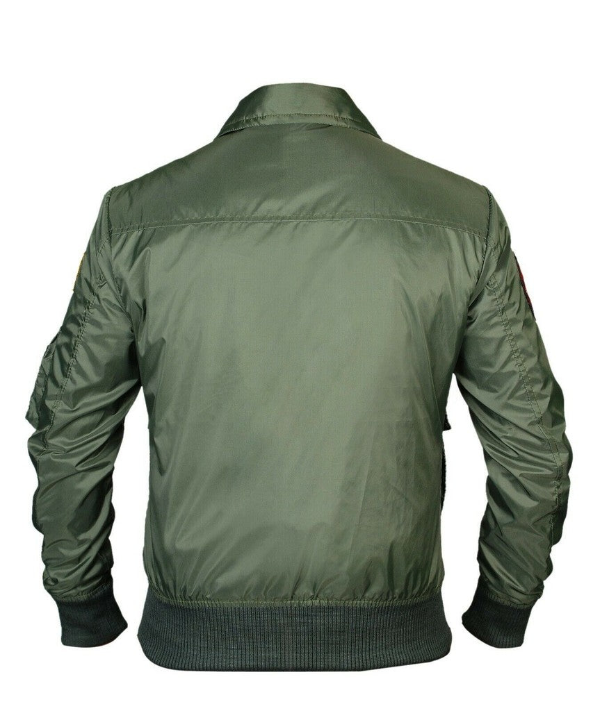 Majestic Leather - Tom Cruise Top Gun Maverick Flight Bomber Jacket Jet Pilot Jacket