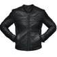 Majestic Leather - Mens Biker Vintage Antique Brown Smart Cafe Racer Real Leather Jacket
