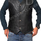 Majestic Leather - THE WALKING DEAD GOVERNOR - DARYL DIXON ANGEL WINGS LEATHER VEST JACKET