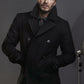 Majestic Leather - David Beckham Modisch HERREN Zweireihig Erbsen Coat-Bnwt