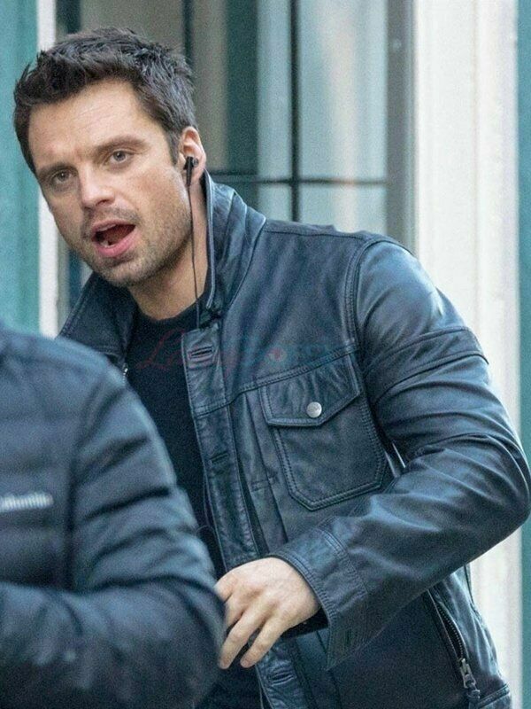 Majestic Leather - The Falcon And The Winter Soldier Bucky Barnes Sebastian Stan Jacket BNWT