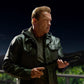 Majestic Leather - Terminator Genisys Arnold Schwarzenegger Echt Schwarz Lederjacke