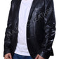 Majestic Leather - Men's Genuine Lambskin Real Leather Blazer Jacket Two Button Slim Fit Coat-BNWT