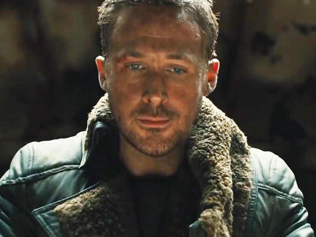 Majestic Leather - Blade Runner 2049 Ryan Gosling (Officer K) Fur Lapel Collar Trench Leather Coat