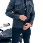 Majestic Leather - New Men's Betler Distress Black Real Leather Cowhide Jacket