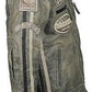 Majestic Leather - Men's Vintage Desert Biker Leather Jacket