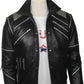 Majestic Leather - Michael Jackson Beat it "MJ Beat it" Real Leather Jacket with real metal mesh