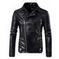 Majestic Leather - Men's Slim fit Lambskin Motorcycle Biker Jacket Genuine Black Jacket Leather