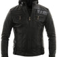 Majestic Leather - Rennen Jacke Motorrad Leder Bikerjacke Abnehmbare Kapuze - Alle Größen