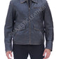 Majestic Leather - Aviator Distress Black Real Leather Jacket