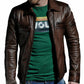 Majestic Leather - MENS GENUINE LEATHER JACKET SLIM FIT REAL BIKER RETRO NEW