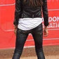 Majestic Leather - Victoria Damen Schwarz Biker Motorrad Enganliegend Leder Jacke BNWT