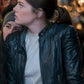 Majestic Leather - STYLISH WICHITA ZOMBIELAND DOUBLE TAP EMMA STONE BLACK WOMEN'S LEATHER JACKET