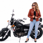 Women's New Jennifer Lopez Real Lambskin Rust | Majestic Leather Majestic Leather