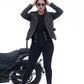 WOMEN REAL LEATHER BIKER DISTRESS VINTAGE JACKET SOFT LAMBSKIN