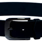 Men's Rustic Buffalo Black Geninune Leather Jeans Belt - Regular sizes Available Majestic Leather