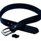 Men's Rustic Buffalo Black Geninune Leather Jeans Belt - Regular sizes Available Majestic Leather