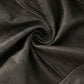 A-2 Flight Bomber Grey Leather Jacket | Majestic Leather — collar detail | Majestic Leather UK