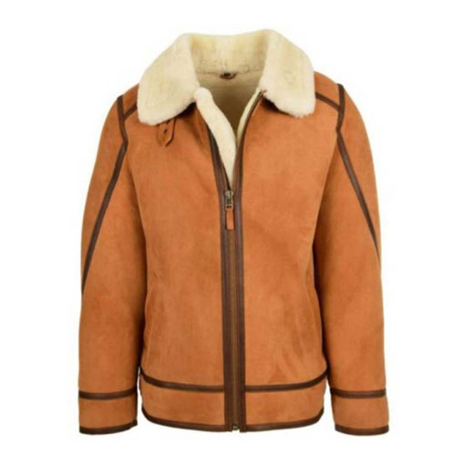 Mens B3 Bomber Jacket — front view | Majestic Leather UK
