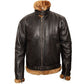 Men's B3 Aviator Leather Jacket — back view | Majestic Leather UK
