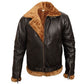 Men's B3 Aviator Leather Jacket — front view | Majestic Leather UK