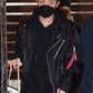 Women Biker - BTS V Kim Taehyung Mic Drop Jacket — side profile | Majestic Leather UK
