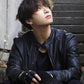 Women Biker - BTS Jungkook Bad Boy Leather Jacket — front view | Majestic Leather UK