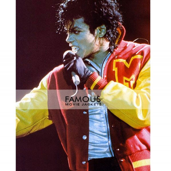 Bad Tour Michael Jackson Thriller M Leather Jacket — back view | Majestic Leather UK