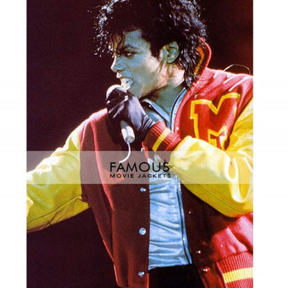 Bad Tour Michael Jackson Thriller M Leather Jacket — back view | Majestic Leather UK