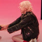 Women Biker - Blackpink Rose Apt Biker Leather Jacket — product detail | Majestic Leather UK